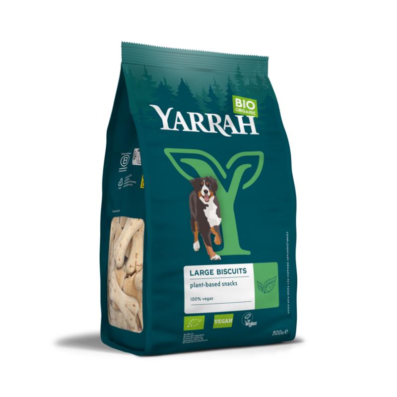 Yarrah Hondenkoekjes Vegan Large Bio 500g