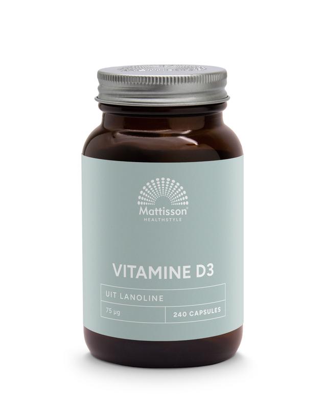 Mattisson Vitamine D3 75mcg 3000IE 240sft