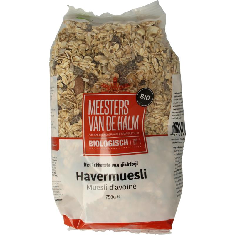 De Halm Havermuesli Bio 750g