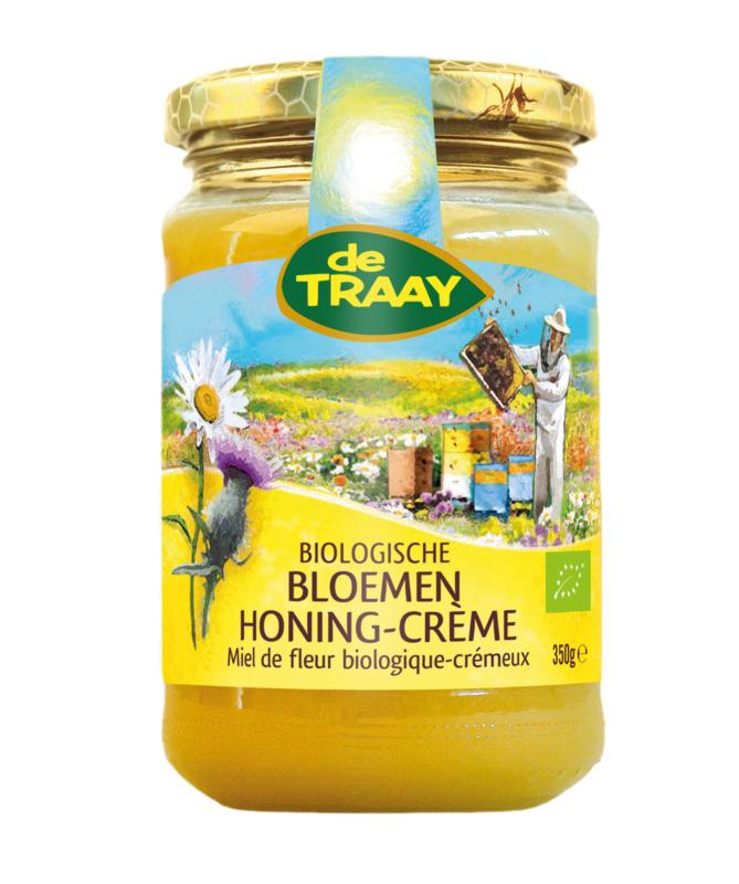 Traay Bloemenhoning Crème Bio 350g