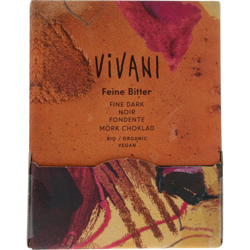 Vivani Chocolade Naps Puur 5g Bio 200x5g