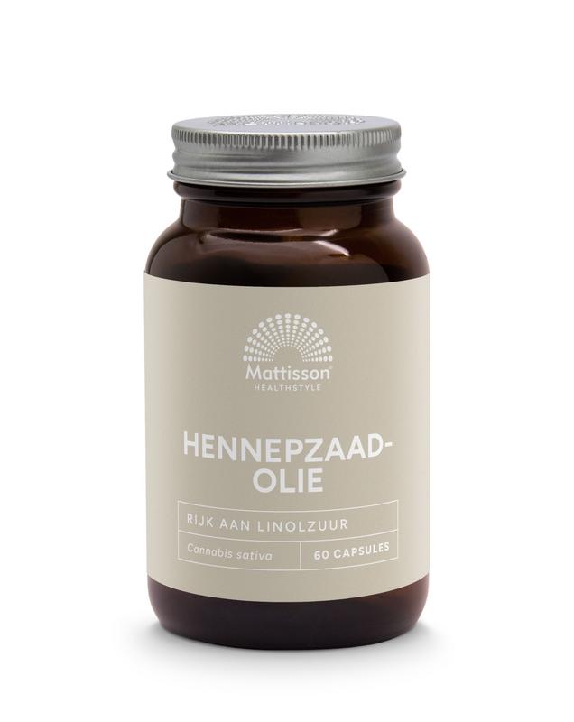 Mattisson Hennepzaadolie 1000mg 60ca