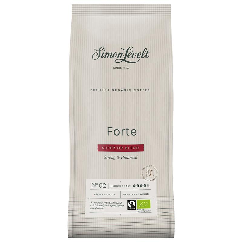 Simon Levelt Forte Superior Blend Gemalen Bio 1000g