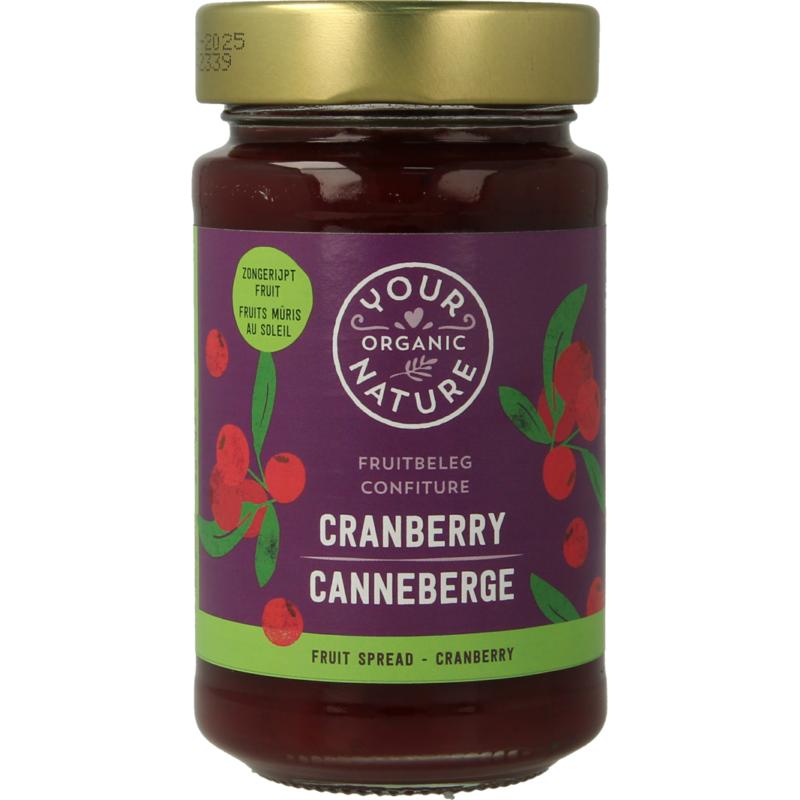 Your Organic Nature Fruitbeleg Cranberry Bio 250g