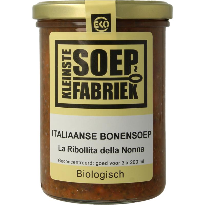 Kleinstesoepfabriek Italiaanse Bonensoep Bio 400ml