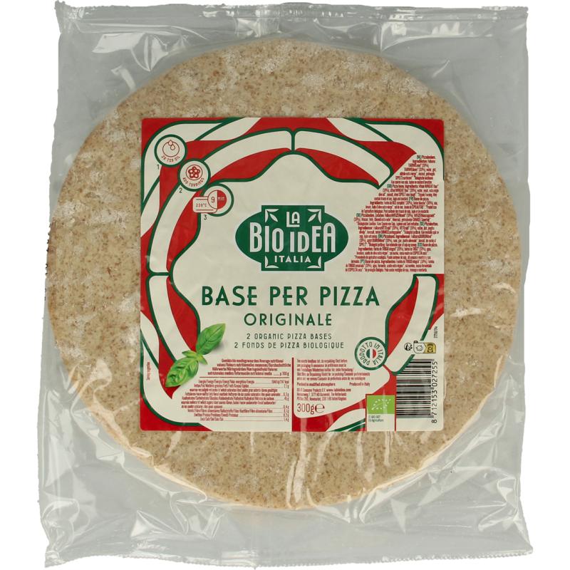 La Bio Idea Pizzabodems 2 Stuks Bio 2st