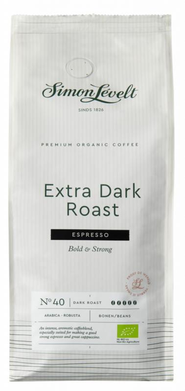 Simon Levelt Extra Dark Roast Espresso Koffiebonen bio 1000g