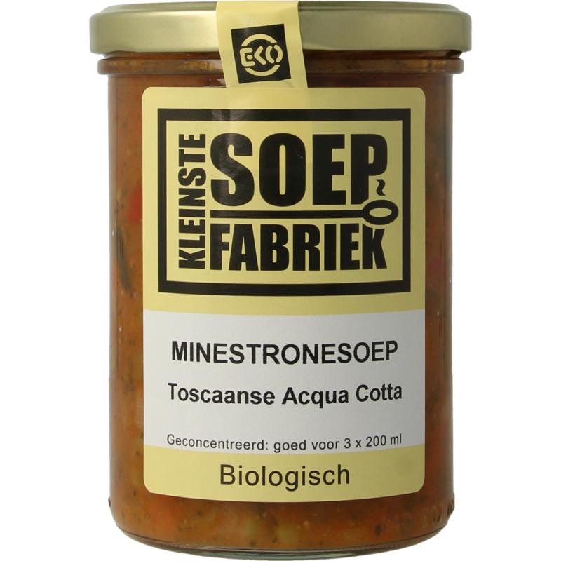 Kleinstesoepfabriek Minestronesoep Acqua Cotta Toscaanse Bio 400ml