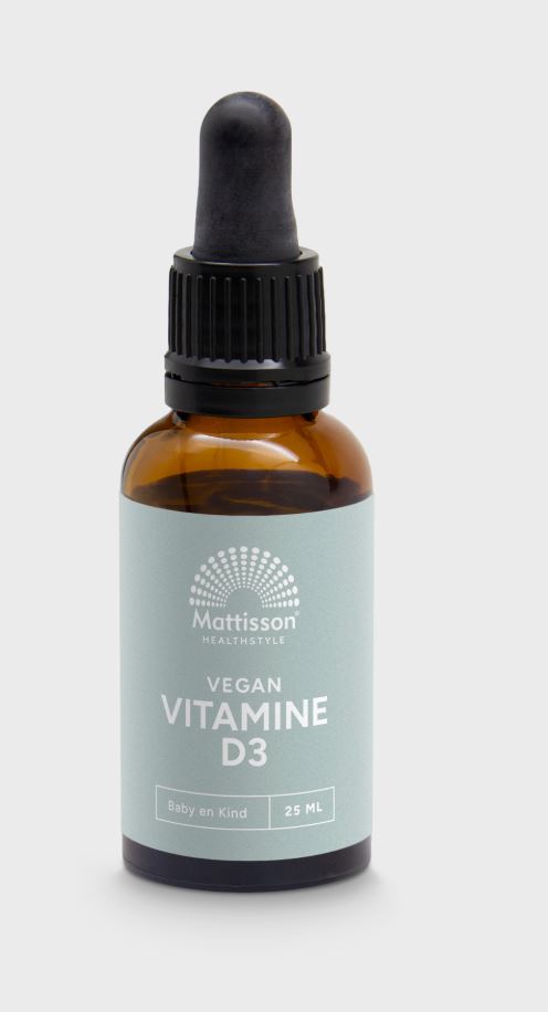 Mattisson Vegan Vitamine D3 Baby & Kind 10mcg 25ml