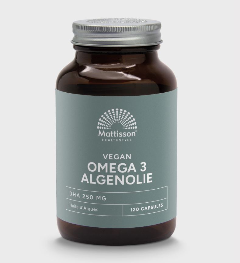 Mattisson Vegan Omega 3 Algenolie 250mg 120vc