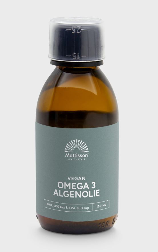 Mattisson Vegan Algenolie Vloeibaar 1200mg DHA 900mg & EPA 300mg 150ml