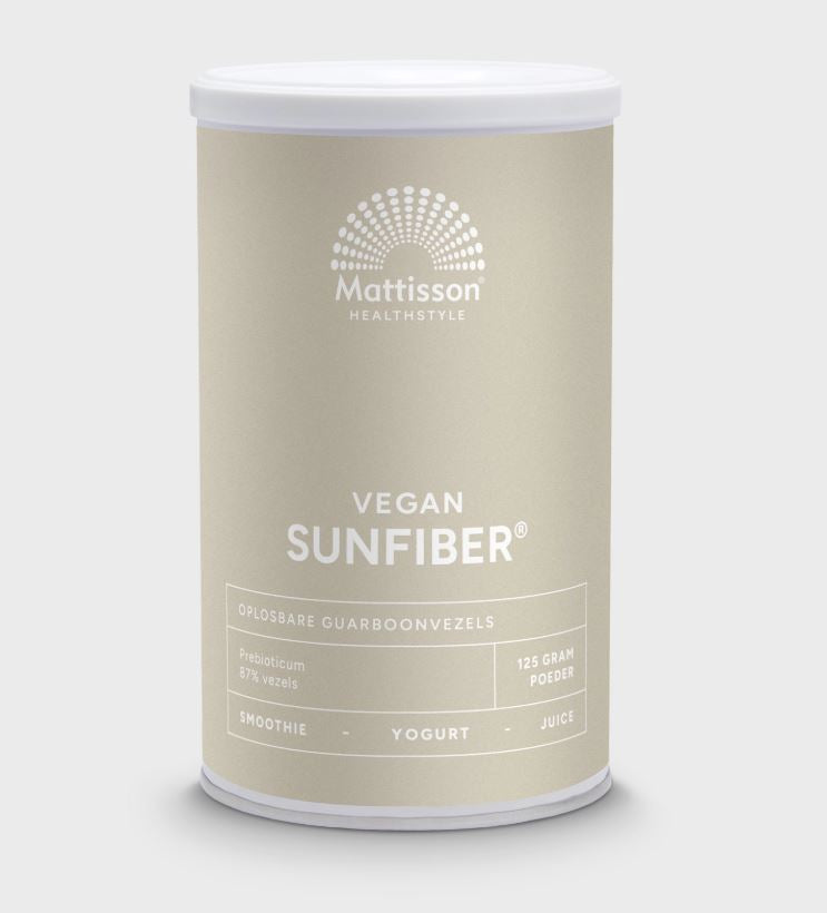 Mattisson Vegan Sunfiber Prebiotische Vezels 125g