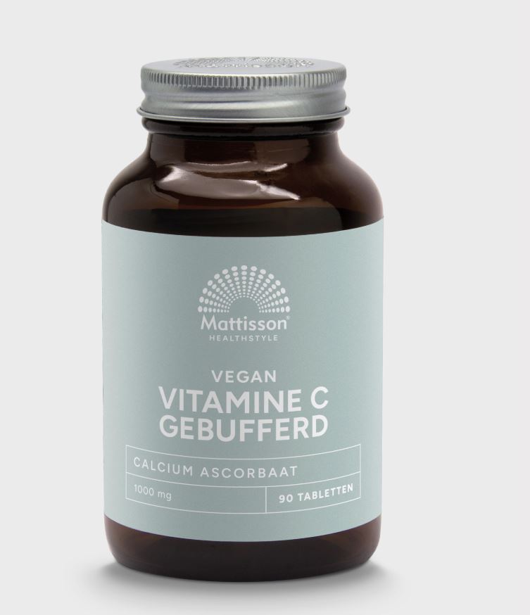 Mattisson Vitamine C Gebufferd 1000mg Calcium Ascorbaat 90tb