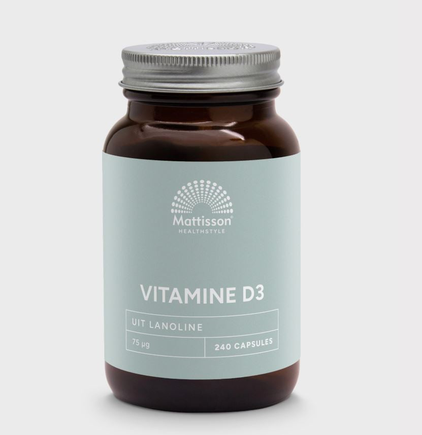 Mattisson Vitamine D3 75mcg 3000IE 240sft