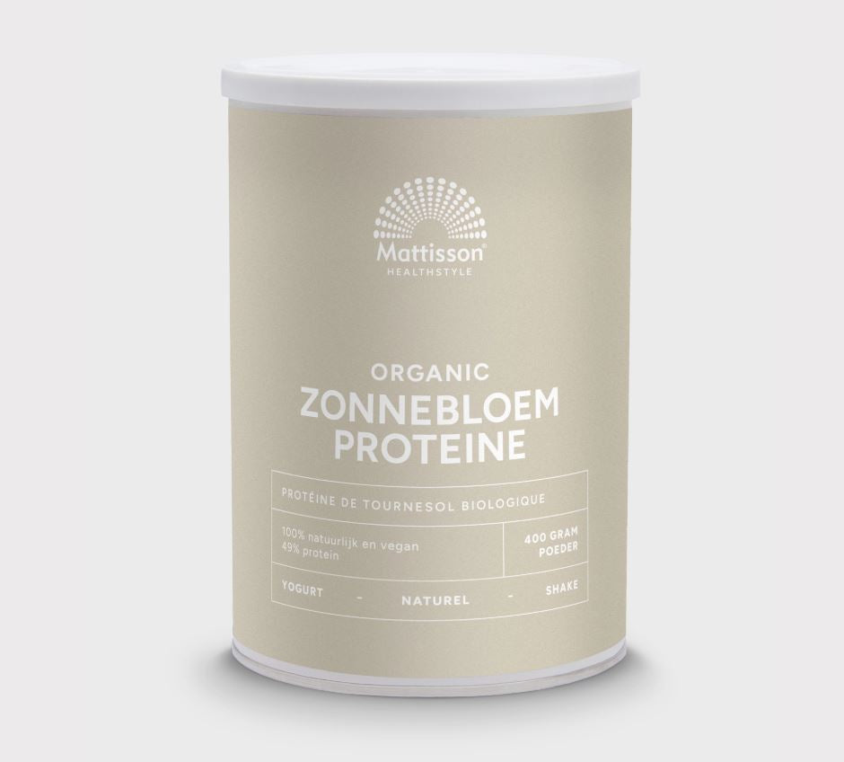 Mattisson Vegan Zonnebloem Proteine 45% Bio Mattisson 400g